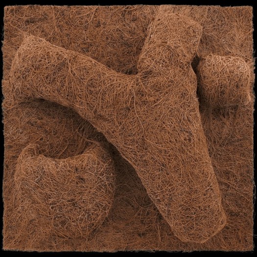 Repti Planet natūralių kokoso pluoštų fonas su kišenėmis, 50x50 cm